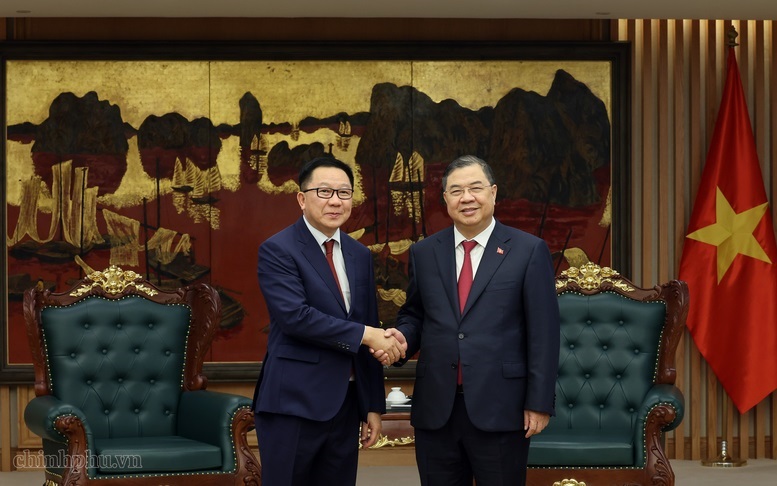 Phó Thủ tướng Thường trực Phạm Gia Túc tiếp Bộ trưởng Bộ Nông nghiệp và Môi trường Lào